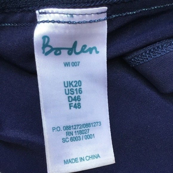 Boden Swim Dress | Active Dress | Coverup Blue Turquoise 16 - Picture 10 of 12